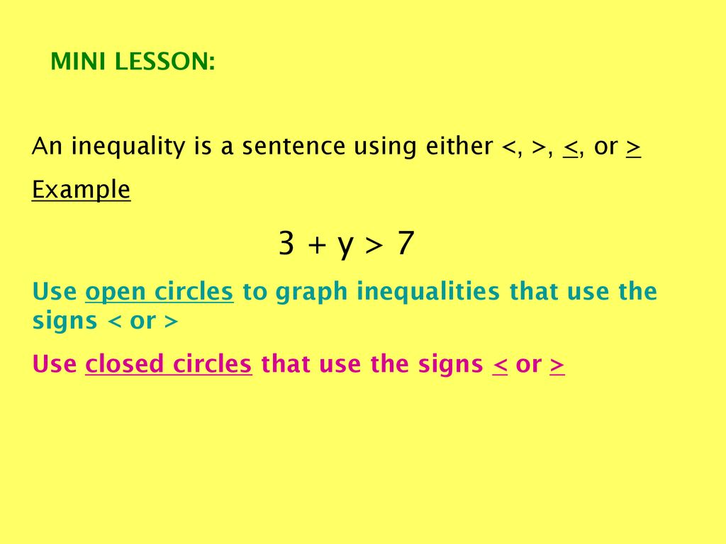 January math 102 objective students will be able to solve one step
